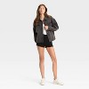 Women's Denim Oversized Trucker Jacket - Wild Fable™ Black Wash - 3 of 4