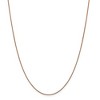 Black Bow Jewelry 0.9mm, 14k Rose Gold, Box Chain Necklace - 2 of 4