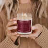 Sweet Water Decor Patterned Autumn Orchard 9oz Clear Jar Candle with Gold Lid - 3 of 3