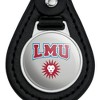 Loyola Marymount University Lions Black Leather Keychain - 3 of 4