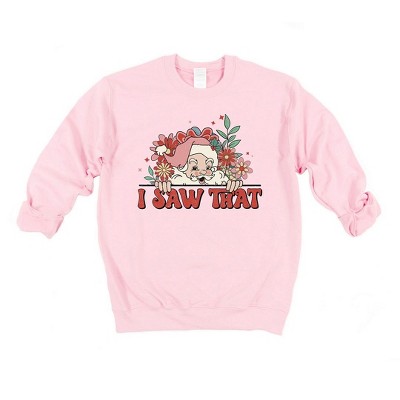Simply Sage Market Women's Graphic Sweatshirt I Saw That Santa