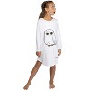 Harry Potter Pajama Girls' Hedwig Owl Micro Raschel Fleece Hi-Lo Nightgown - 4 of 4