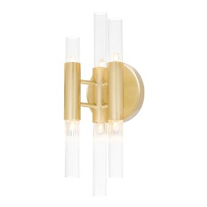 CWI Lighting Orgue 6 Light Sconce With Satin Gold Finish - 1 of 4