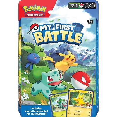 Pokémon TCG: My First Battle—Pikachu and Bulbasaur (Starter Kit Including 2 Ready-to-Play Mini Decks & Accessories) -  Great For Beginners