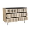 NicBex 6 Drawers Dresser Modern Minimalist Closet Organizers and Storage Dresser for Closet Storage Cabinet for Bedroom, Living Room, Natural - 2 of 4