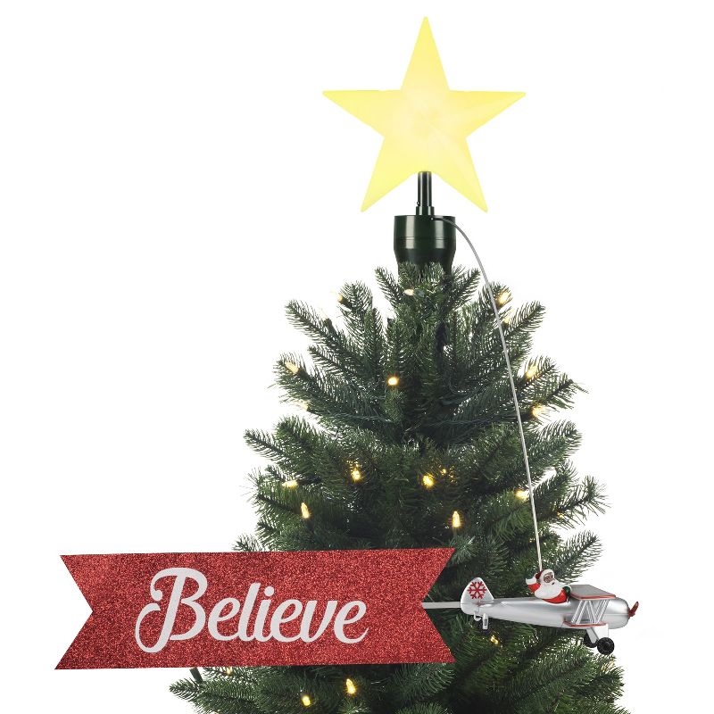 Mr. Christmas Animated Tree Topper with Banner, 3 of 7