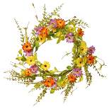 National Tree Company 20" Floral Wreath