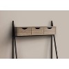Monarch Specialties Computer Desk Home Office Laptop Leaning Storage Drawers 32InchL Work Metal Laminate Brown Black Contemporary Modern - 4 of 4