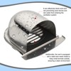 Unique Bargains Exterior Wall Grille Louvered Stainless Steel Outdoor Exhaust Air Vent Cover - 3 of 4