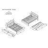 NicBex Full Size Wood Platform Bed with 1 Twin Size Trundle and 2 Drawers for Adults - 3 of 4