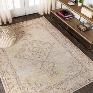 Lila Modern  Medallion Area Rug  - JONATHAN Y - 1 of 4