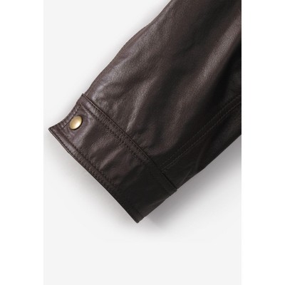 KingSize Leather Bomber Jacket