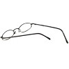 Flex Plus Style#102 by Vivid Unisex KIDS Metal Oval 46mm Designer Eyeglasses OR Blue Light Filter OR Reading Glasses in Gun Metal Grey - 4 of 4