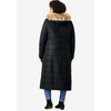 Roaman's Women's Plus Size Maxi Length Quilted Puffer Jacket - 4 of 4