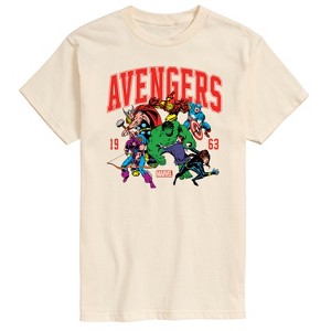 Men's - Marvel - Avengers Collegiate Short Sleeve Graphic T-Shirt - 1 of 4