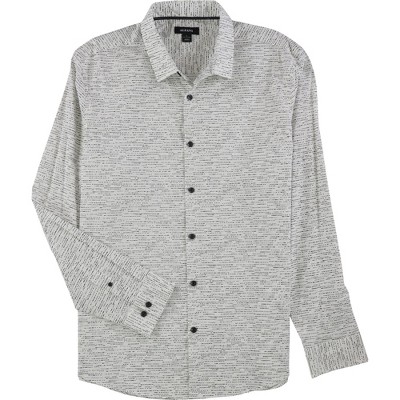 Alfani Mens Craven Dash Button Up Shirt