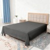 Brushed Microfiber Flat Sheet Only, Super Soft Hotel Quality Top Sheet - NTBAY - 4 of 4