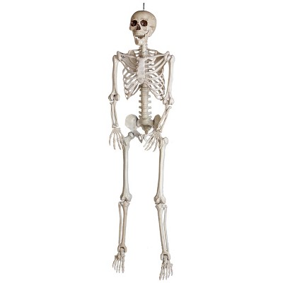 Gemmy 5ft Bone Skeleton w/Open Mouth, Brown