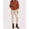 Women's YARA FAUX LEATHER BUTTON DOWN TOP - Another Love XS - 4 of 4