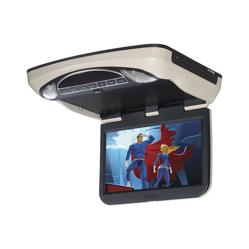 Voxx VXMTG1313.3" HD LED Overhead Video Monitor with Built-in DVD Player and HDMI Input, 3 of 5