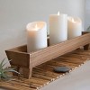 Wood Trough Storage Tray - Foreside Home & Garden - 2 of 4