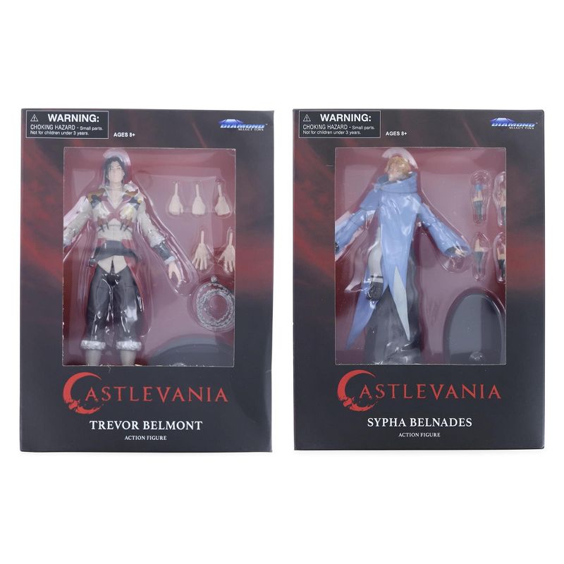 Diamond Select Castlevania 7 Inch Action Figures Set of 2 | Sypha Belnades & Trevor Belmont, 1 of 2