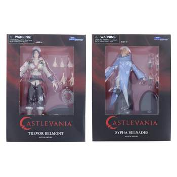 Diamond Select Castlevania 7 Inch Action Figures Set of 2 | Sypha Belnades & Trevor Belmont