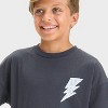 Grayson Threads Kids Big Boy Bolt T-Shirt - Black - 2 of 4