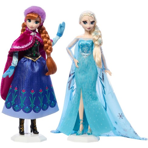 Disney100 Frozen Anna and Elsa Collector Dolls 2pk