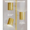 SUGIFT Modern 3-Head LED Tree Floor Lamp with Remote and Touch Control Stepless Dimming 3000K 4000K 5000K Adjustable Color Temperature - 4 of 4