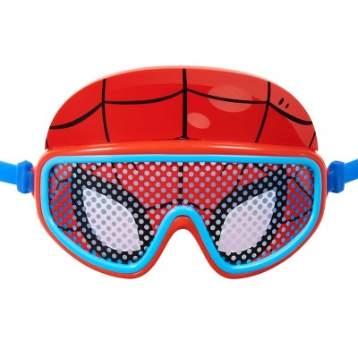 Photo 1 of Swimways Marvel Character Kids Deluxe Swim Goggles Mask - Spider-Man
Soft goggle construction and water-tight seal provide a comfortable fit so below and above surface play goes uninterrupted