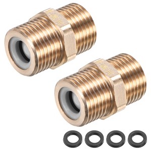 Unique Bargains Brass Durable Non-Return One-Way Valve - 1 of 4