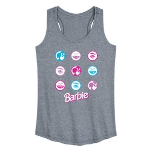 Women's - Barbie - Iconic Features of Barbie Graphic Racerback Tank - 1 of 4