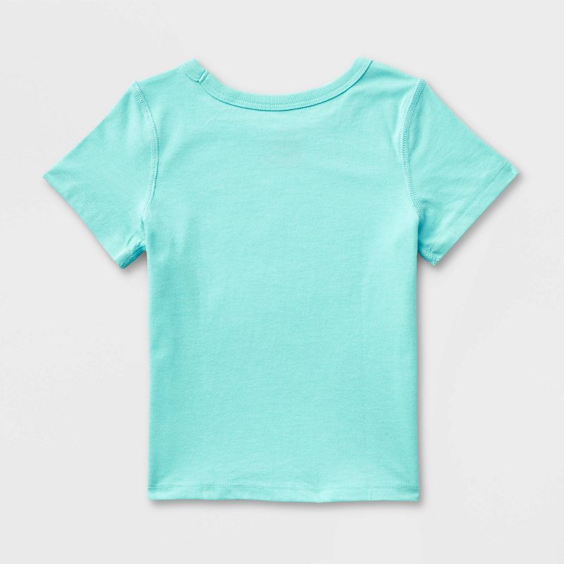Toddler Girls' Adaptive Printed Short Sleeve T-Shirt - Cat &#38; Jack&#8482;, 3 of 5