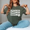 Simply Sage Market Teacher Stacked Wavy Heart Garment Dyed Tee - 2 of 4