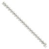 Black Bow Jewelry Sterling Silver 10mm Polished San Marco Chain Bracelet, 7 Inch - 2 of 4