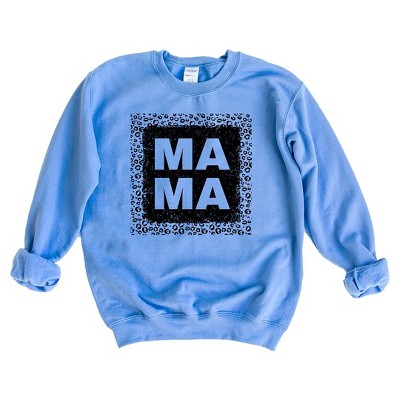 Simply Sage Market Women's Graphic Sweatshirt Leopard Mama Square