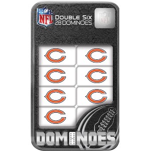 MasterPieces Officially Licensed NFL Chicago Bears 28 Piece Dominoes Game for Adults - 1 of 4