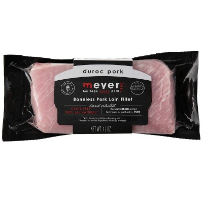 Meyer Pork Boneless Loin Filet - 12oz