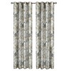 Kate Aurora Country Living 100% Thermal Lined Grommet Top Floral Room Darkening Curtains - 2 of 3