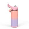 Zak Designs 20oz Stainless Steel Double Wall Vacuum Antimicrobial Beacon Bottle - 2 of 4