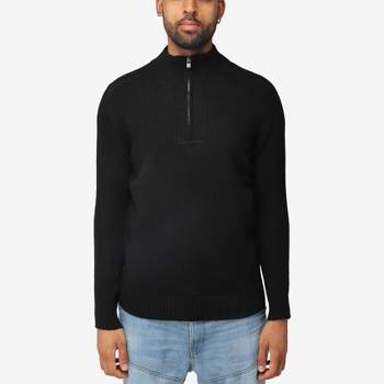 X RAY Men's Quarter-Zip Pullover Sweater