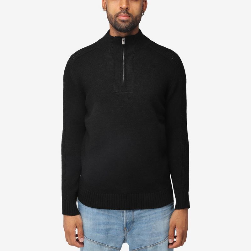 X RAY Men's Quarter-Zip Pullover Sweater, 1 of 9