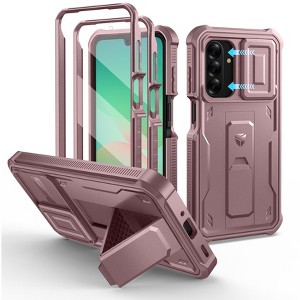 Dexnor for Samsung Galaxy A26-5G Case, [2 Front Frame] [Built-in Magnetic Slide Camera Cover & Kickstand] Shockproof Phone Case, 6.7 inch - 1 of 3