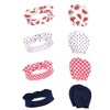 Hudson Baby Infant Girl 16Pc Headband and Scratch Mitten Set, Watermelon, 0-6 Months - 2 of 2