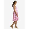 Jessica London Women's Plus Size Cotton Denim Dress - 4 of 4