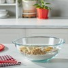 Pyrex 2pc 2.5qt and 4qt Glass Mixing Bowls with Plastic Lids