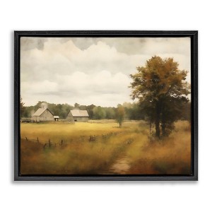 Stupell Industries Old Country Rural Blur Floating Frame Canvas Art - 1 of 4