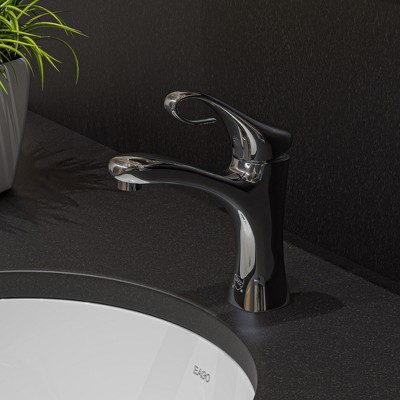 ALFI  AB1295-PC Polished Chrome Single Lever Bathroom Faucet