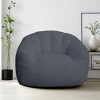 LIKEPAY Faux Rabbit Fur Single Bean Bag Sofa with Arms for Living Room, Bedroom, Gaming room - 3 of 4